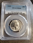 1935 25C MS66