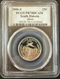 2006-S 25C South Dakota Silver PR70DCAM