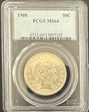 1908 50C MS64