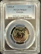 1999-P 25C Georgia MS64+