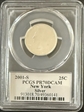 2001-S 25C New York Silver PR70DCAM
