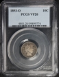 1893-O 10C VF20