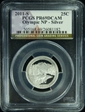 2011-S 25C Olympic NP - Silver PR69DCAM