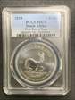 2018 1 Rand Krugerrand Silver First Day of Issue MS70