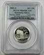 2001-S 25C Kentucky Silver PR69DCAM