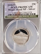 2010-S 25C Mount Hood NP - Silver PR69DCAM