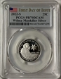 2022-S 25C Wilma Mankiller-Silver First Day of Issue PR70DCAM