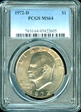 1972-D $1 MS64
