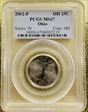 2002-P 25C Ohio MS67