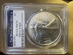 2022-(W) $1 Silver Eagle Struck at West Point MS70