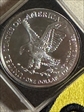 2024-(P) $1 Silver Eagle with Star Privy Struck at Philadelphia 