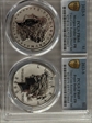 2023-S $1 Peace Dollar Rev PR Two-Coin Reverse Proof Set PR69