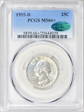 1955-D 25C MS66+