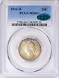 1934-D 25C MS66+ 