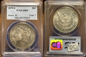 1879-S $1 MS65