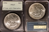 1886 $1 MS63