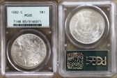 1882-S $1 MS65