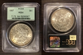 1887 $1 MS64