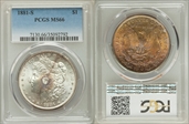 1881-S $1 MS66