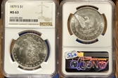 1879-S $1 VAM 1A MS63
