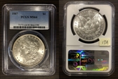1887 $1 MS63