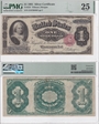 1891 $1 Fr#223 Tillman Morgan Silver Certificate VF25