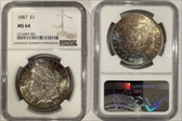 1887 $1 MS64