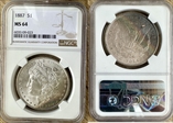 1887 $1 MS64