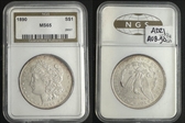 1890 $1 MS62