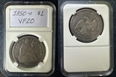 1850-O $1 VF20