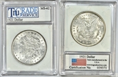1921 $1 Morgan MS62