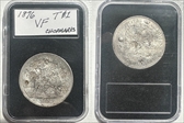1876 T$1 Chopmarked VF20