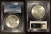 1887 $1 MS64