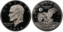 1974-S $1 Clad PR69DCAM