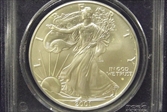 2001 $1 Silver Eagle MS68
