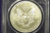 2001 $1 Silver Eagle MS68