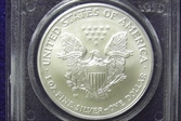 2007-W $1 Burnished Silver Eagle First Strike SP69