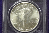 1986 $1 Silver Eagle MS68
