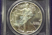 1987 $1 Silver Eagle MS68