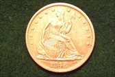1846 50C Medium Date XF45