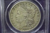 1878-CC $1 VAM 6, Doubled Leaves XF40