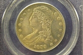 1839 50C Capped Bust XF40