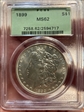1899 $1 MS62