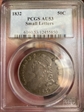 1832 50C Small Letters AU53