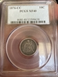1876-CC 10C XF40