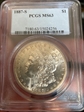 1887-S $1 MS63