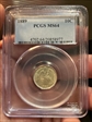 1889 10C MS64