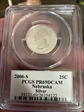 2006-S 25C Nebraska Silver PR69DCAM