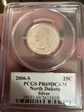 2006-S 25C North Dakota Silver PR69DCAM