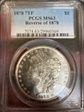1878 7TF $1 Reverse of 1878 MS63